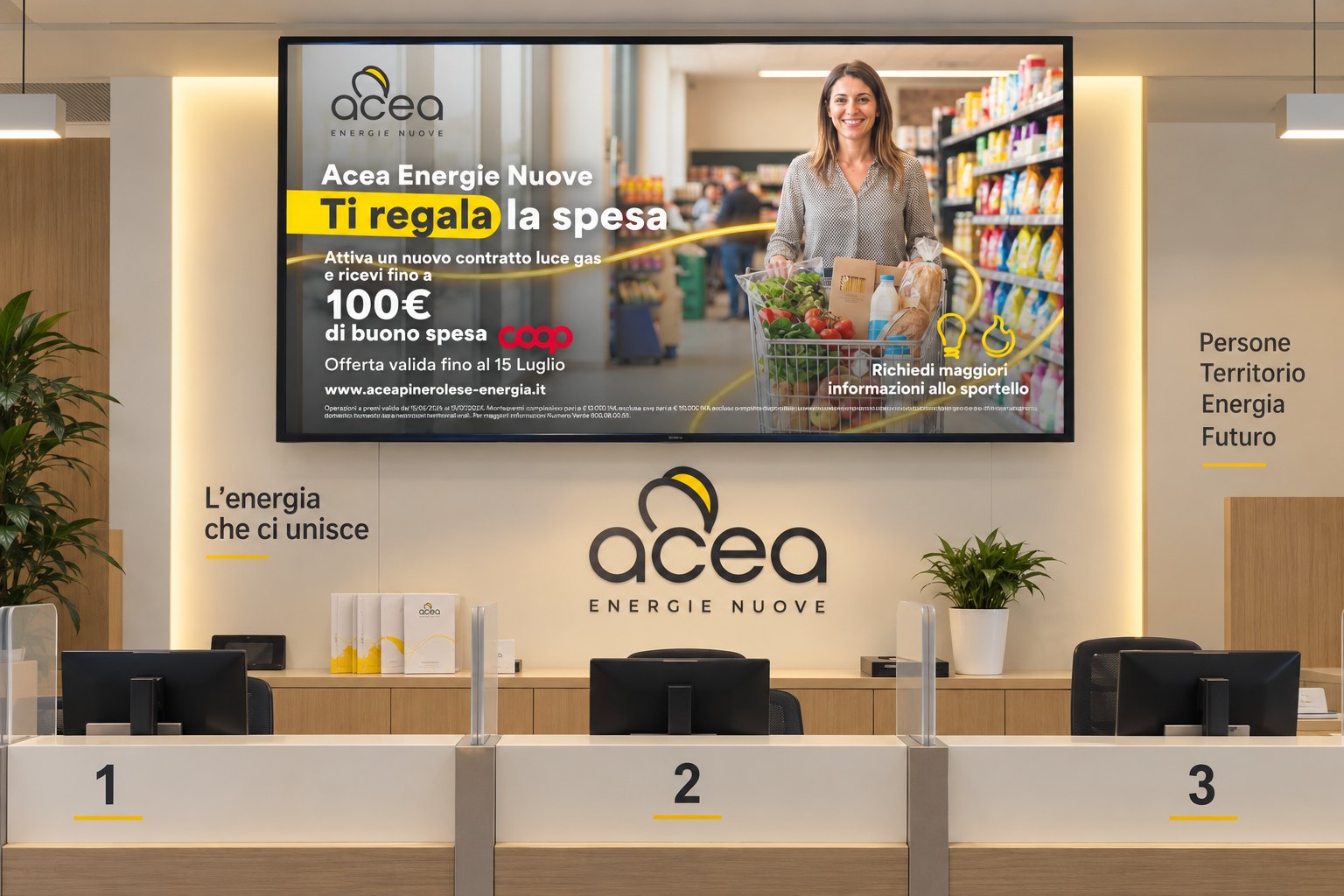 Campagna ACEA Energie Nuove, sportello e comunità