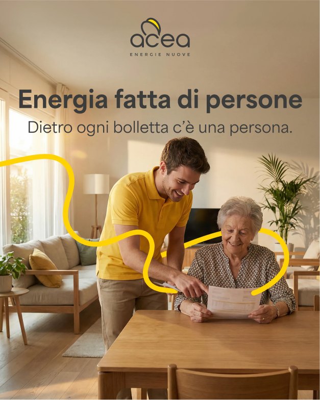 Post social ACEA Energie Nuove, persone