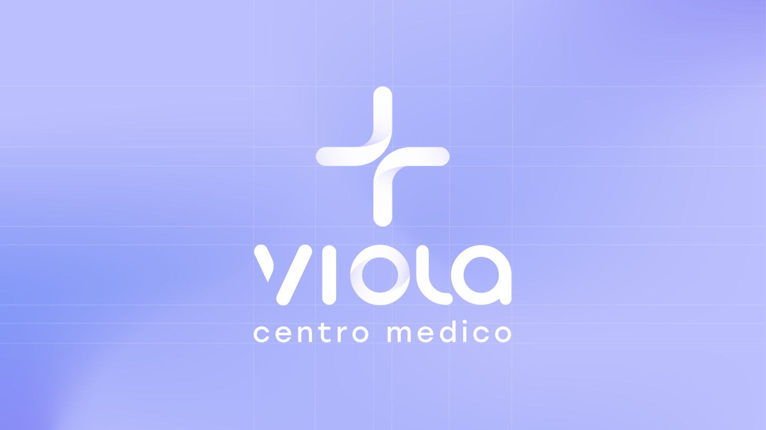 Logo Centro Medico Viola su sfondo sfumato