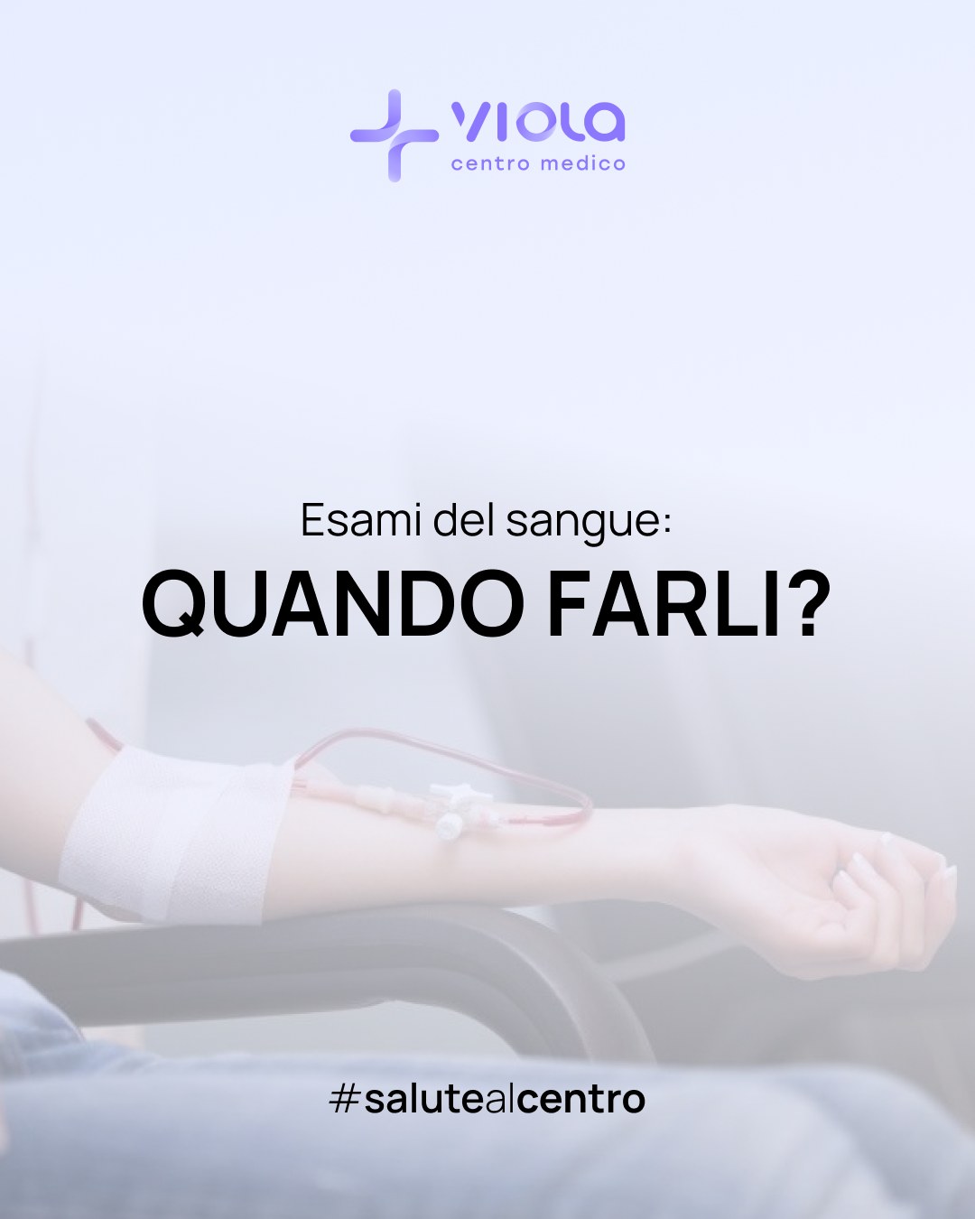Post Instagram Centro Medico Viola, campagna di servizio